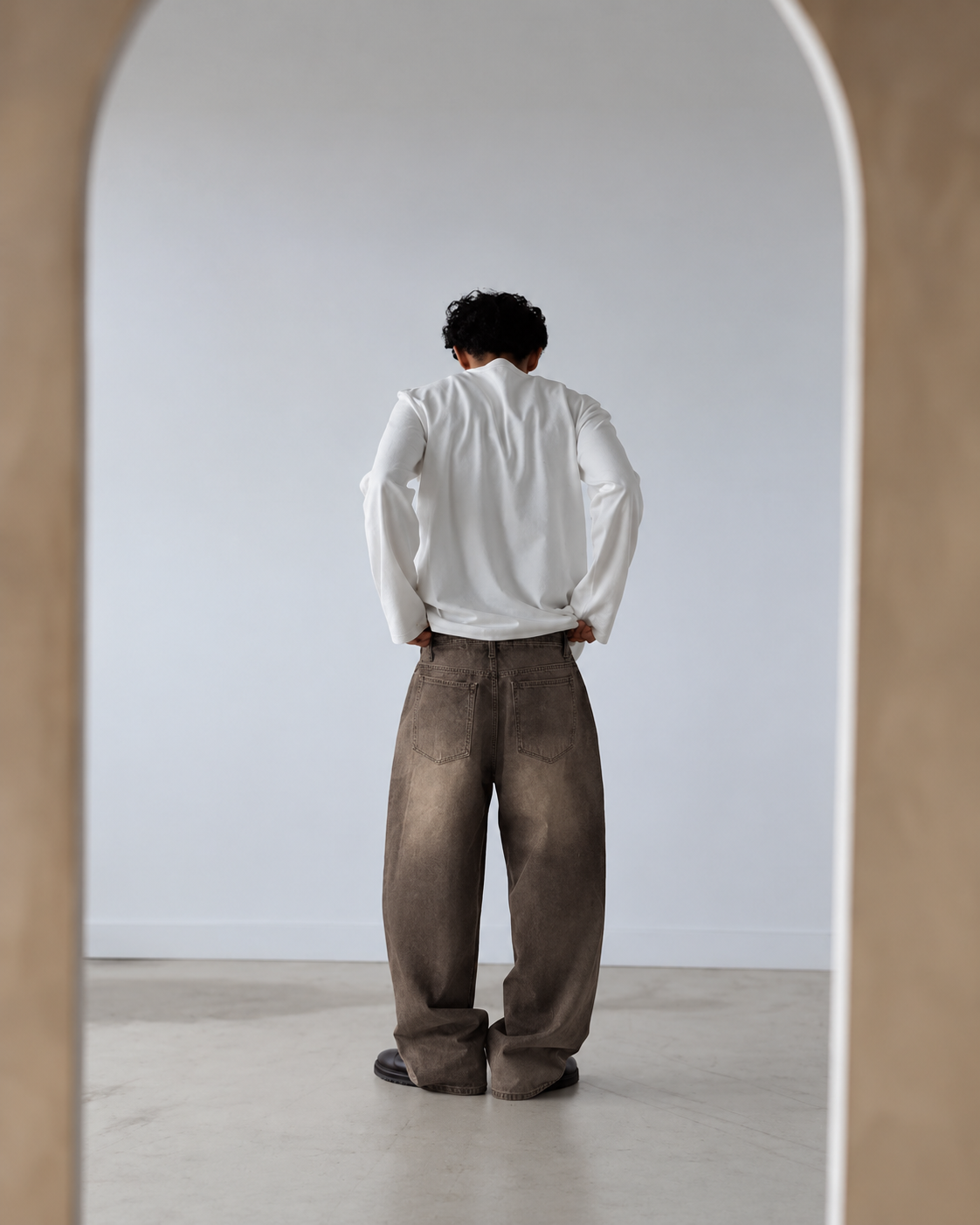 Haze Baggy Jeans | Mocha Wash