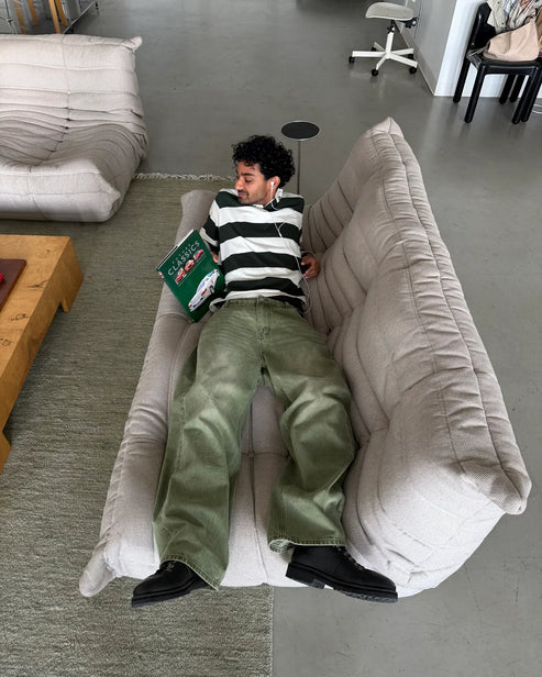 Haze Baggy Jeans | Matcha Wash