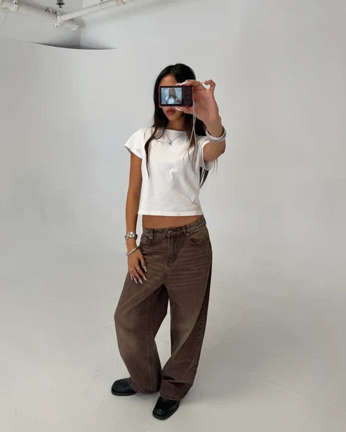 Haze Baggy Jeans | Mocha Wash