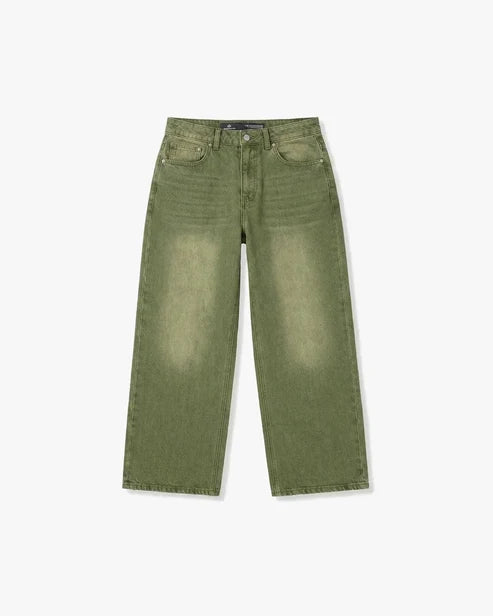 Haze Baggy Jeans | Matcha Wash